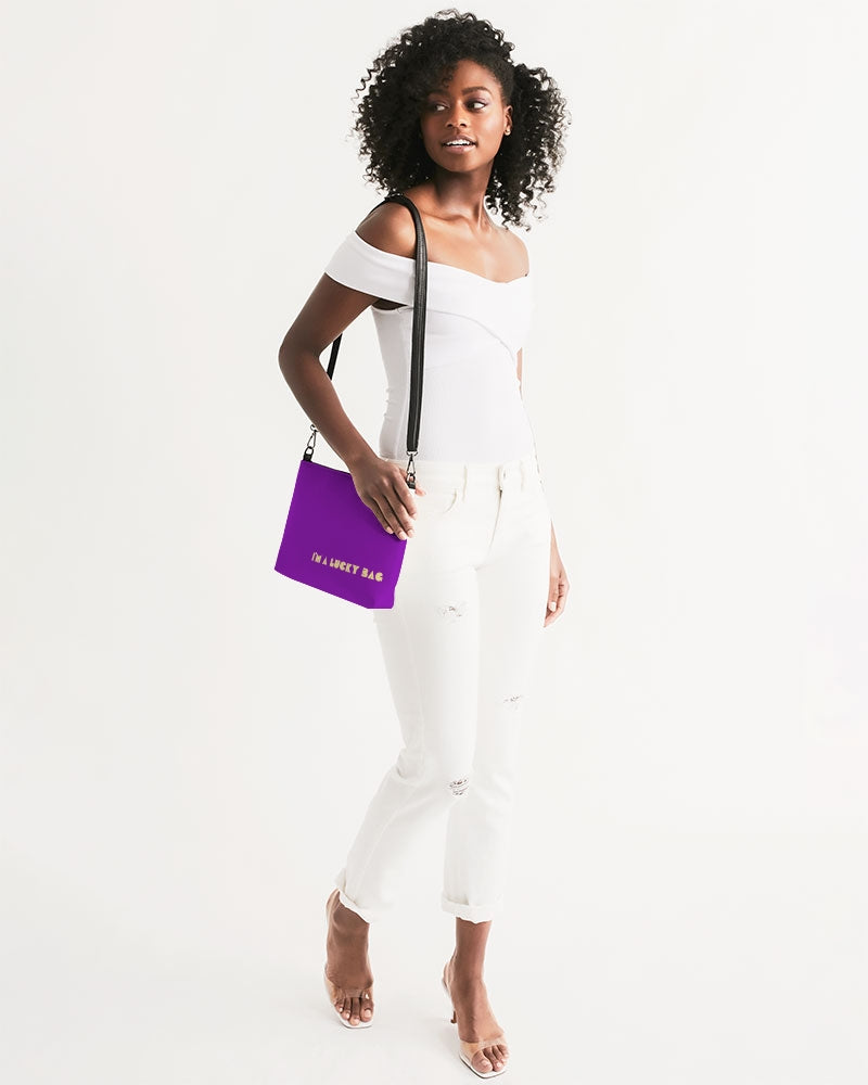 I'm A Lucky Bag Purple Daily Zip Pouch
