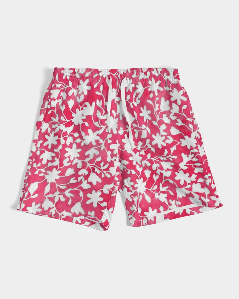 Camo Flower Flame Men's Swim Trunk