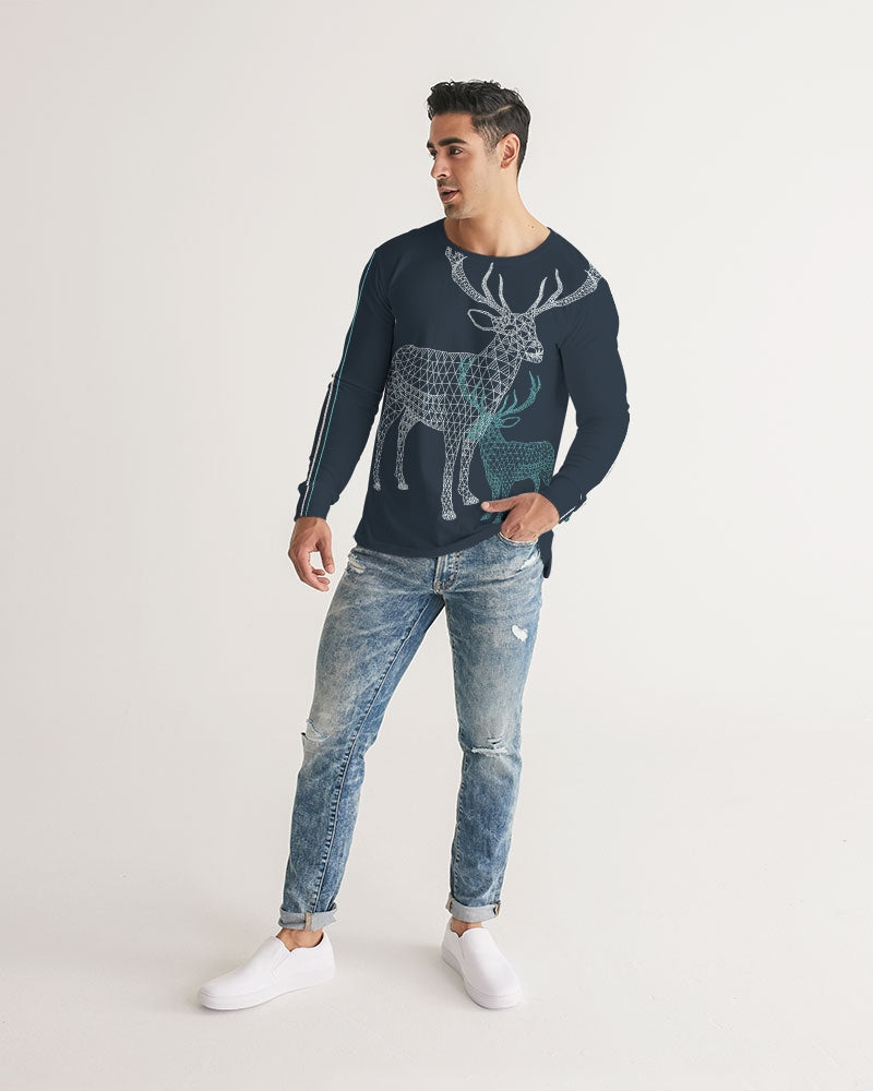 Norway Holiday Navy Men's Long Sleeve Tee