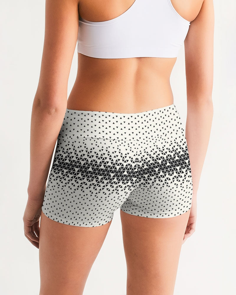 Viterbo Women's Mid-Rise Yoga Shorts