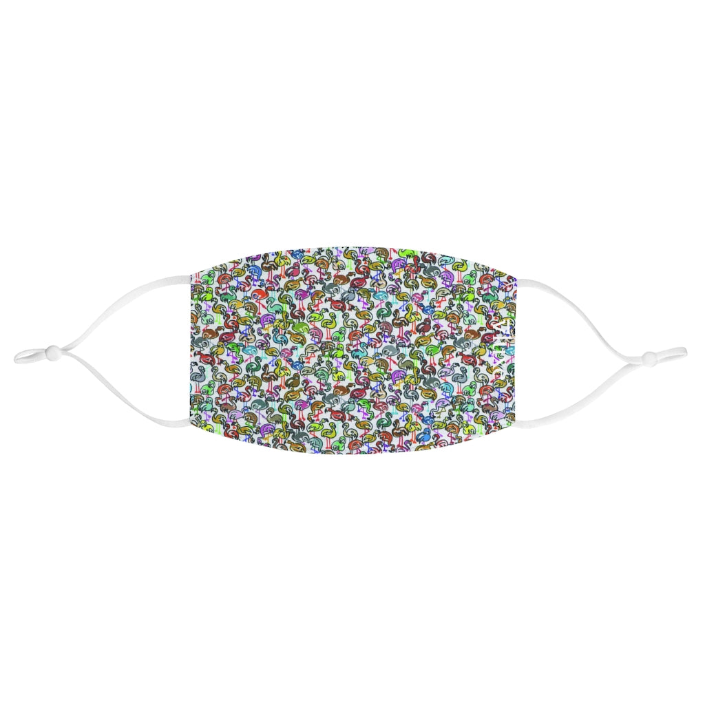 Flamingo Double Layer Fabric Face Mask from Vluxe by Lucky Nahum