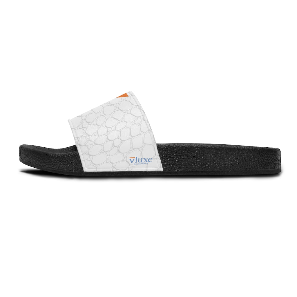 Salento White Women's Slide Sandals