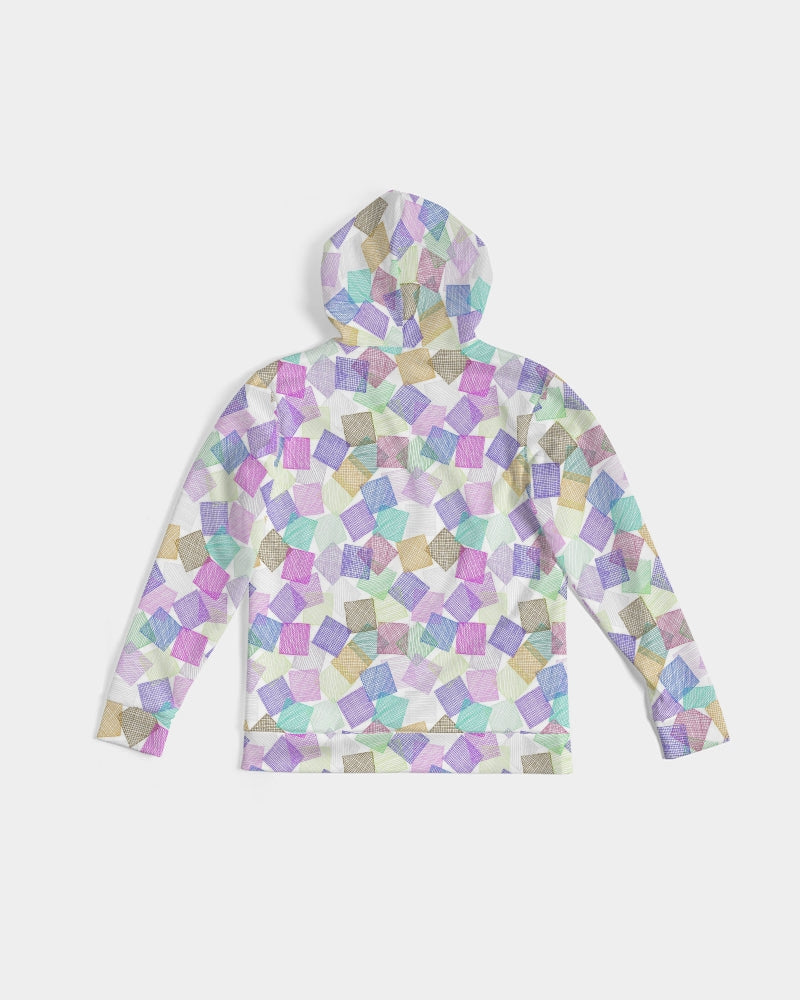 Boxes White Men's Hoodie