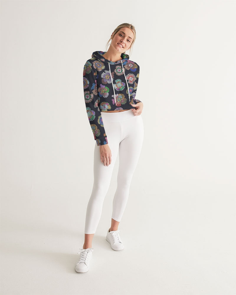 Blooming Women's Cropped Hoodie