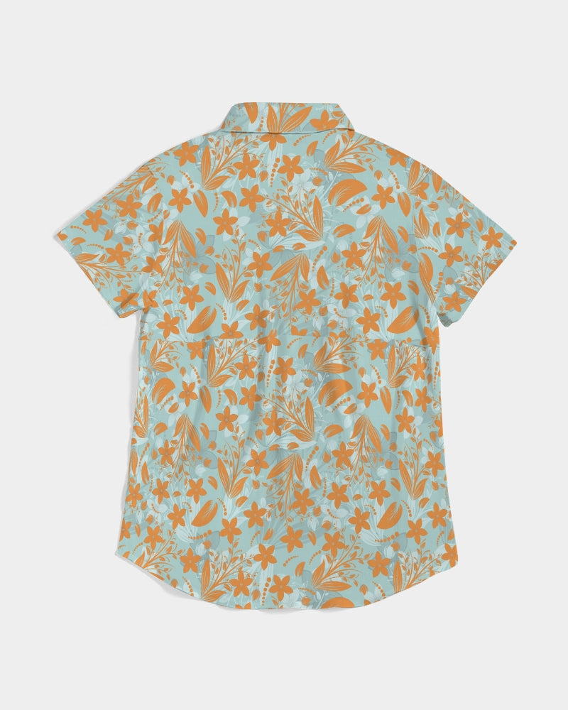 Taormina Sun Women's Short Sleeve Button Up | Always Get Lucky