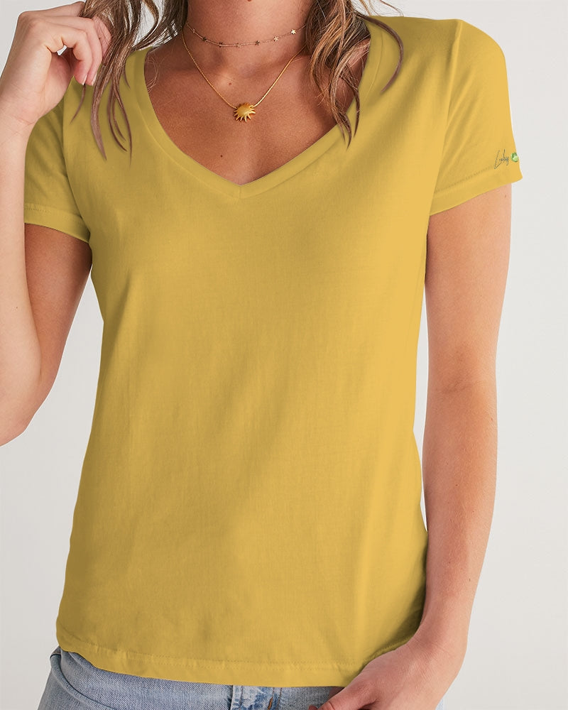 Signature Lucky Lime Honey Women's V-Neck Tee