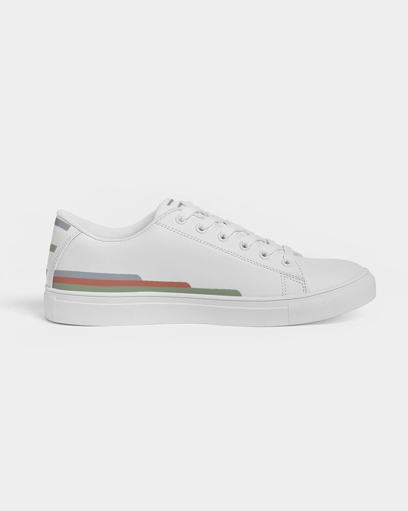 Forever Blue Peacock Women's Faux-Leather Sneaker