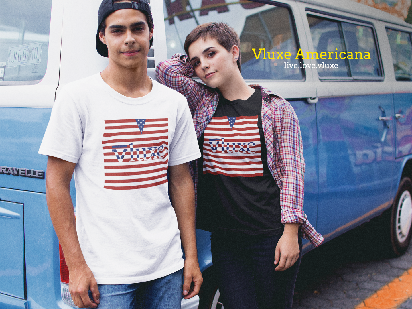 VLUXE AMERICANA Short-Sleeve Unisex T-Shirt