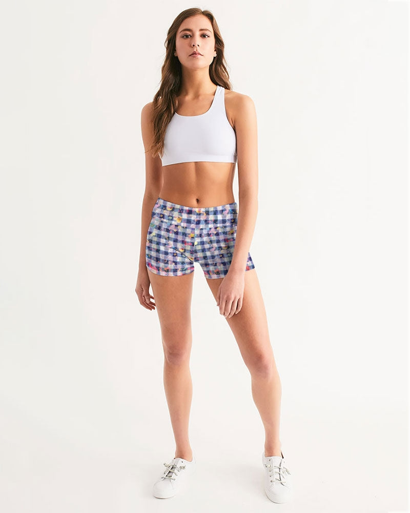 Style Explosion Women's Mid-Rise Yoga Shorts | Always Get Lucky