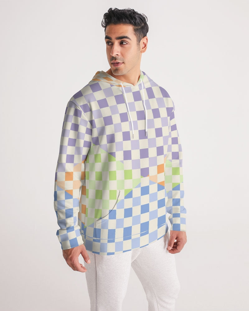Criss Cross Check Multi Men's Hoodie