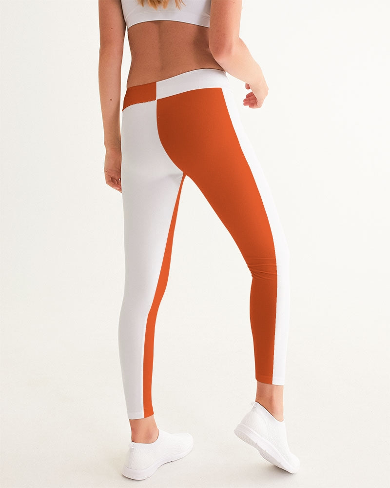 Blocks Saucy Red Women's Yoga Pants