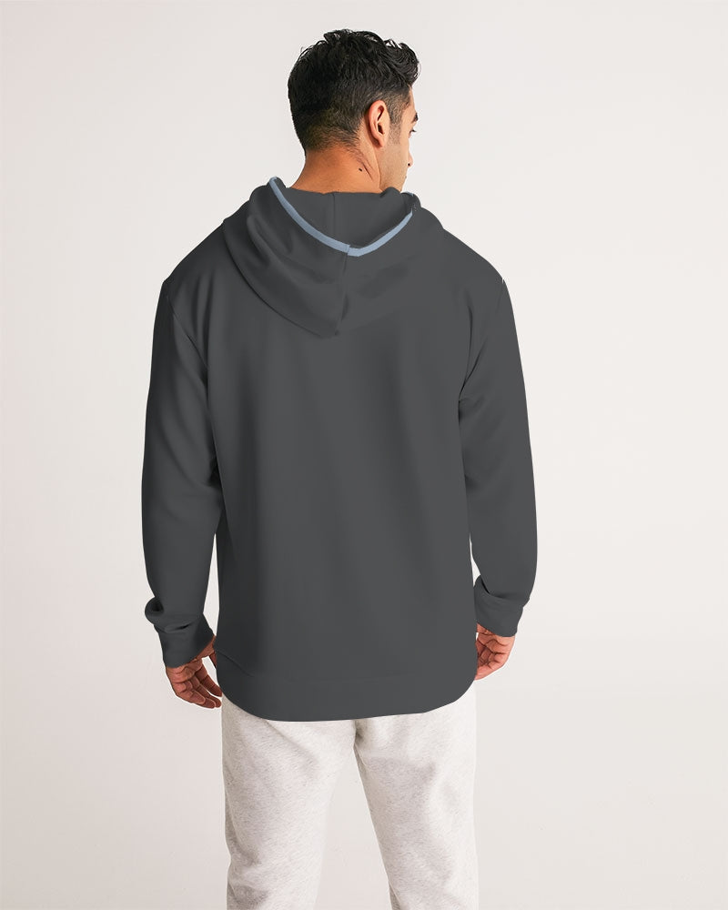 The Split Gray Men's Hoodie | always Get Lucky