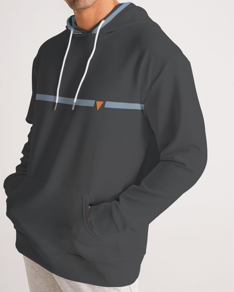 The Split Gray Men's Hoodie | always Get Lucky