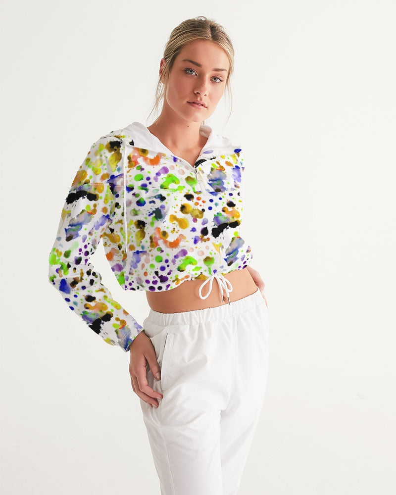 Funky Beast Women's Cropped Windbreaker | Always Get Lucky