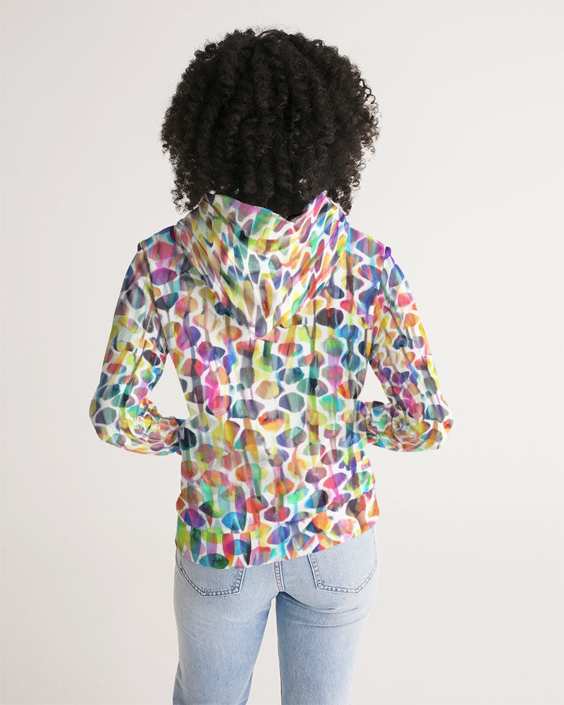 Vieste Women's All-Over Print Hoodie