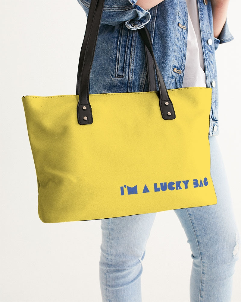 I'm A Lucky Bag Yellow Stylish Tote