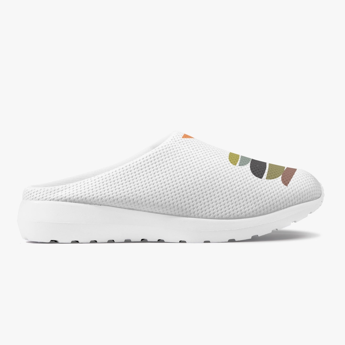 Layered Stones Casual Mesh Non-Woven Slippers