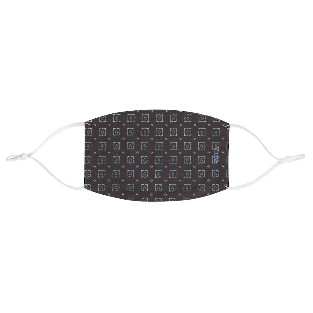 Harris Burgundy Double Layer Fabric Face Mask from Vluxe by Lucky Nahum