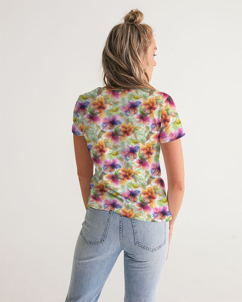 Fleur De Jardin Women's V-Neck Tee
