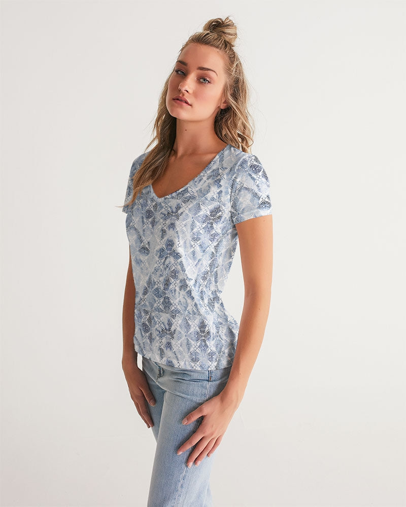 Pacific Dreams Women's V-Neck Tee