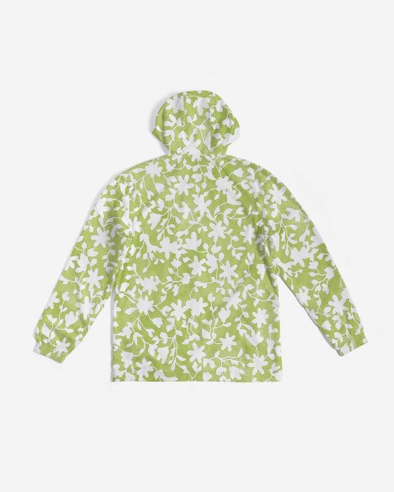 Camo Flower Grass Men's Windbreaker
