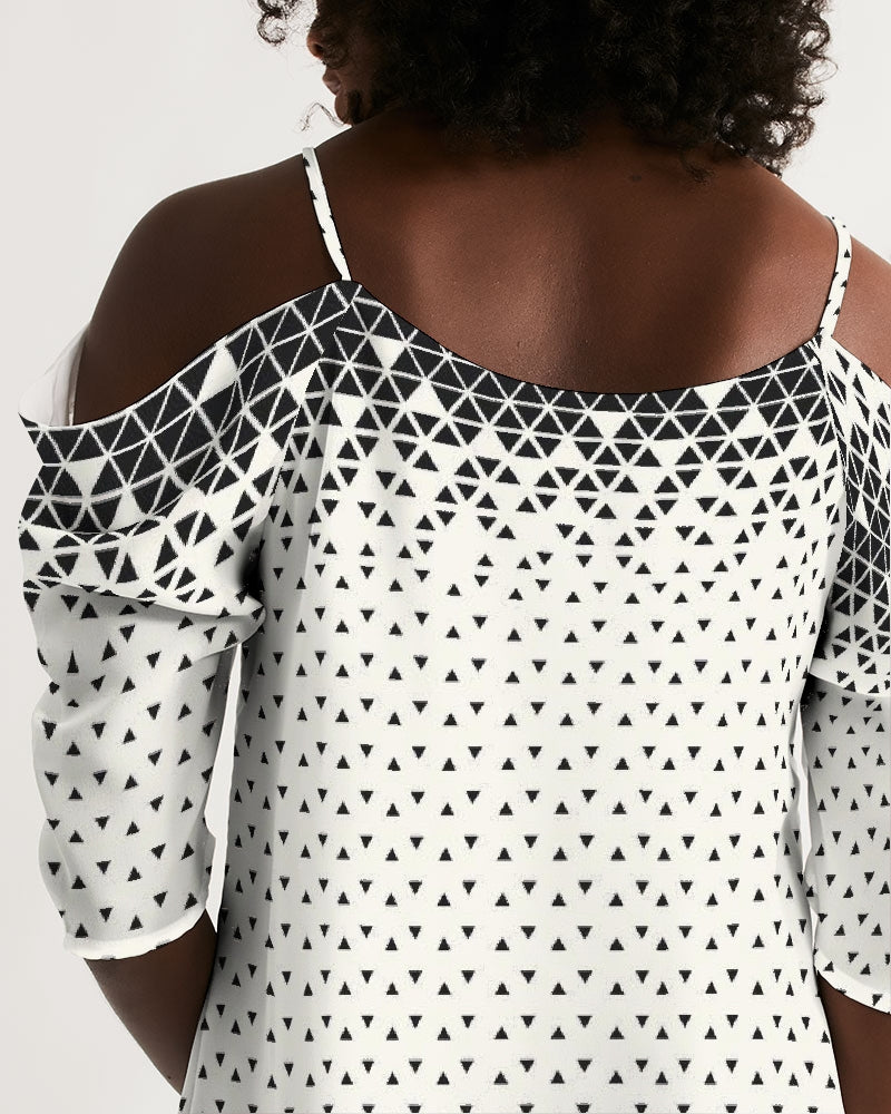 Viterbo Women's Open Shoulder A-Line Dress
