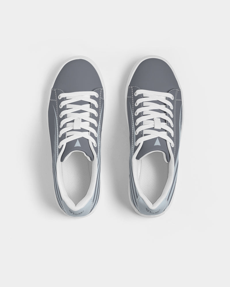 Solid State Of Mind Gray Men's Faux-Leather Sneaker