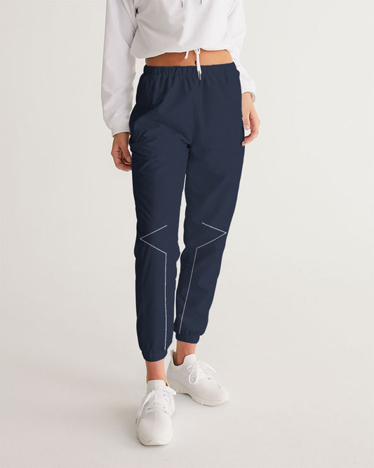 Lucky Lime Navy Geometric Women's Track Pants