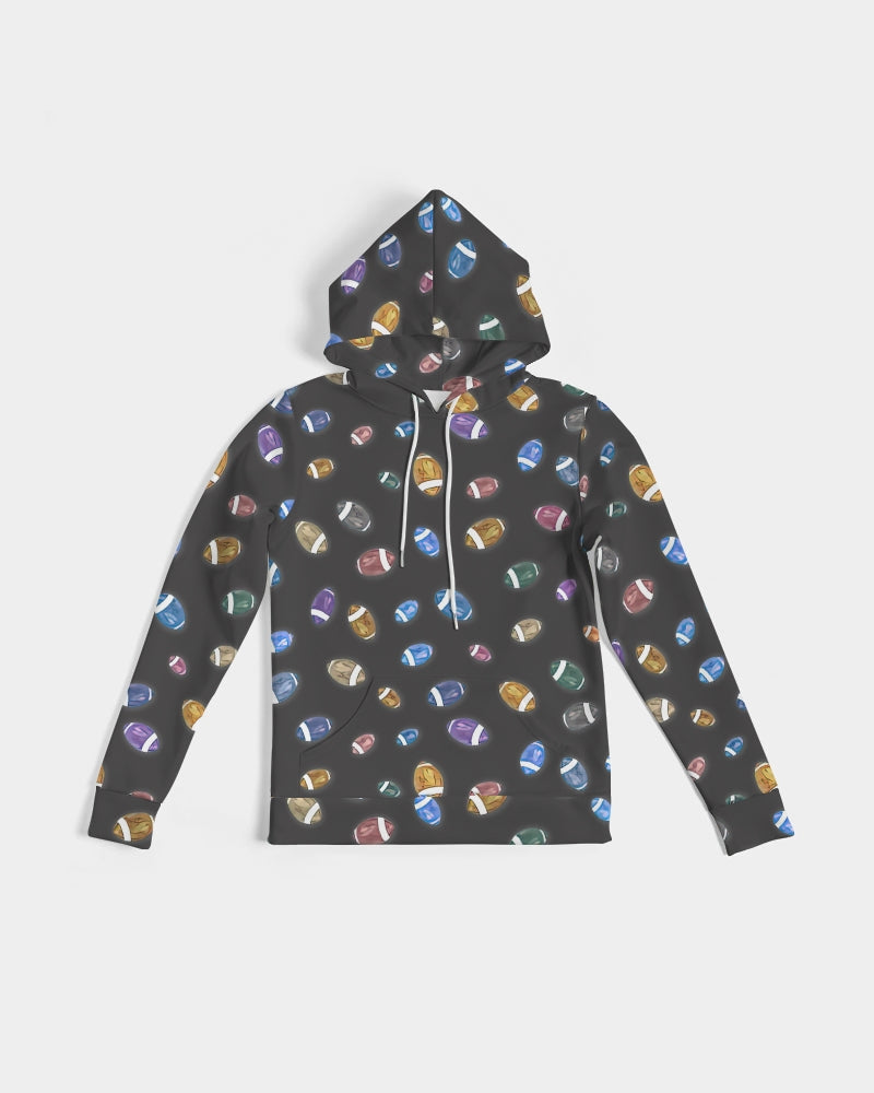 Football Season Gray Women's Hoodie