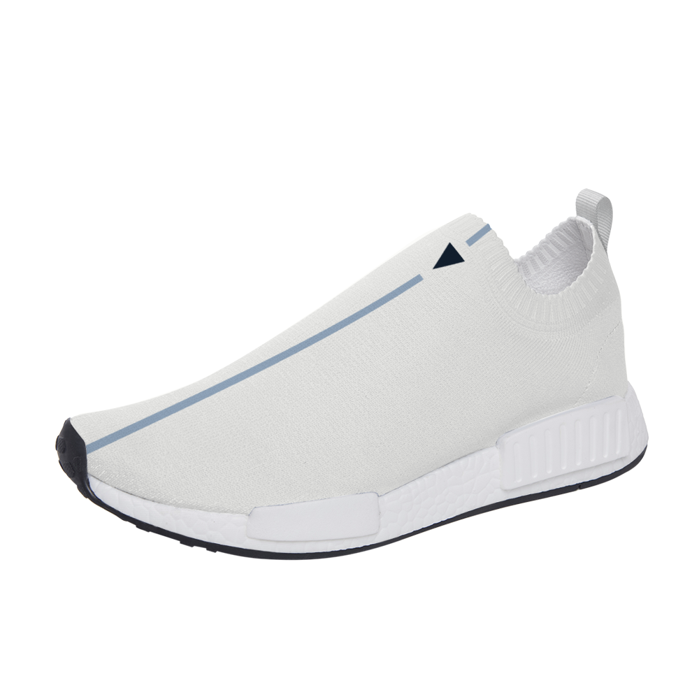 Split White-Ice Unisex Slip On Walking Shoes Lightweight Sneakers from Vluxe by Lucky Nahum