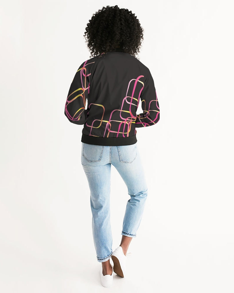 Palm Springs Soft Black Women's Bomber Jacket