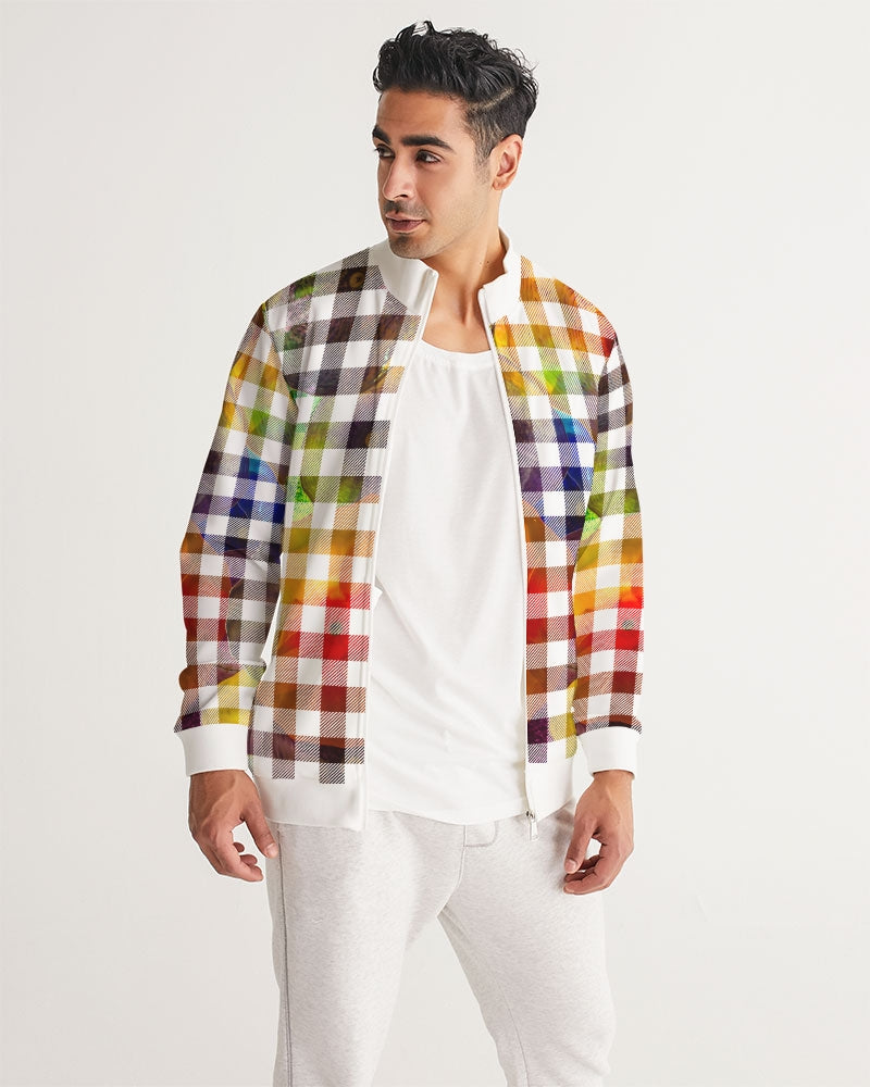 Fantasy Check Men's Track Jacket