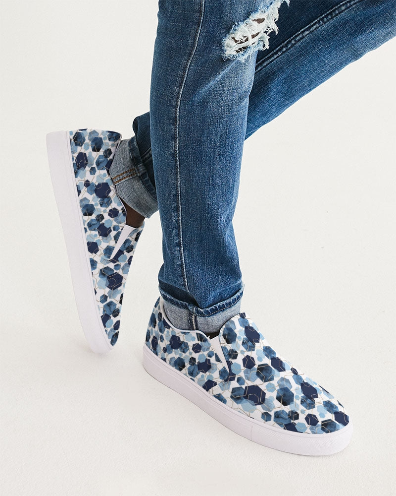 Night Diamonds Men's Slip-On Canvas Shoe