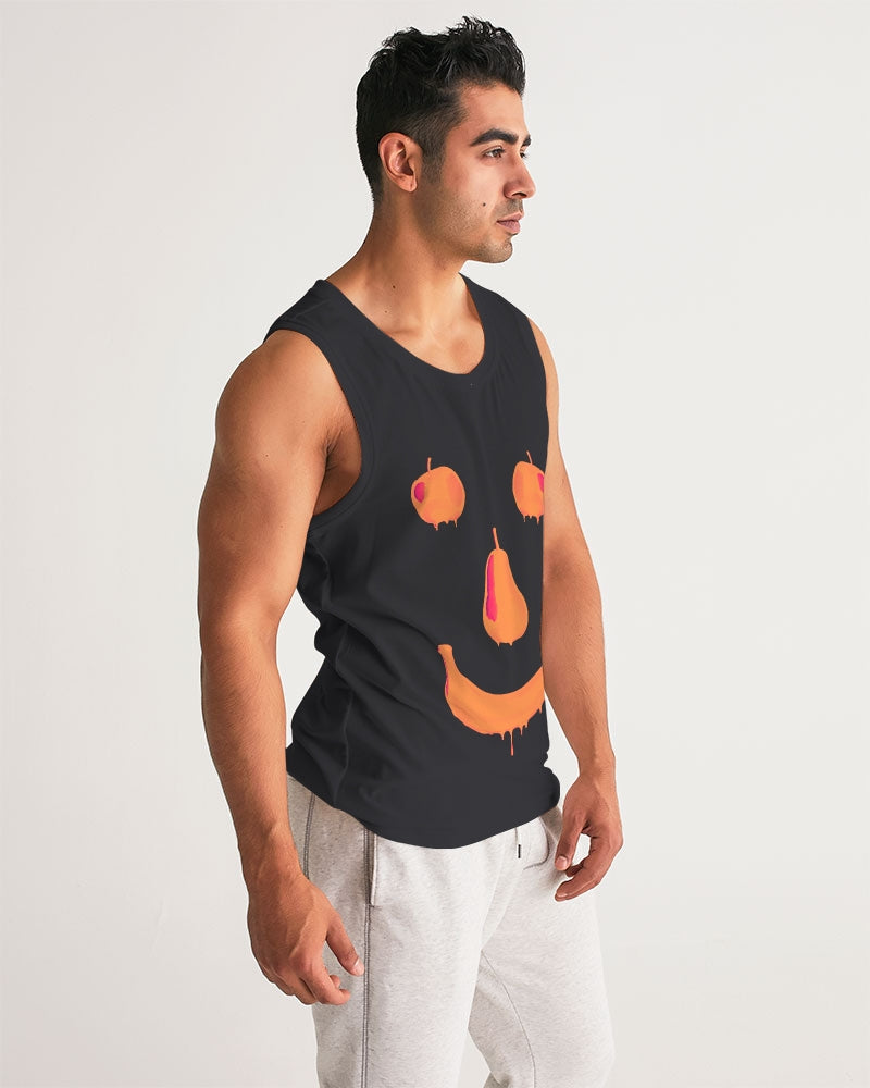 Fruit Face Grey Men's Sports Tank