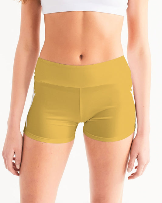 Signature Lucky Lime Honey Women's Mid-Rise Yoga Shorts