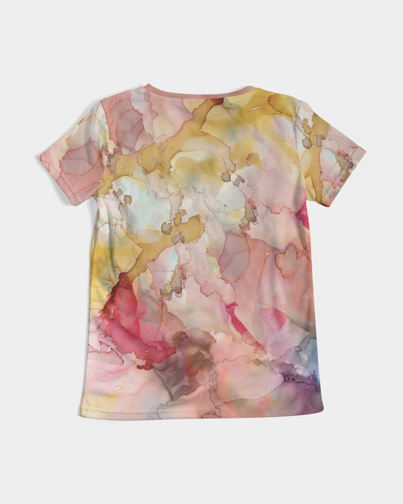 Smoke Gets in Your Eyes Women's V-Neck Tee | Always Get Lucky