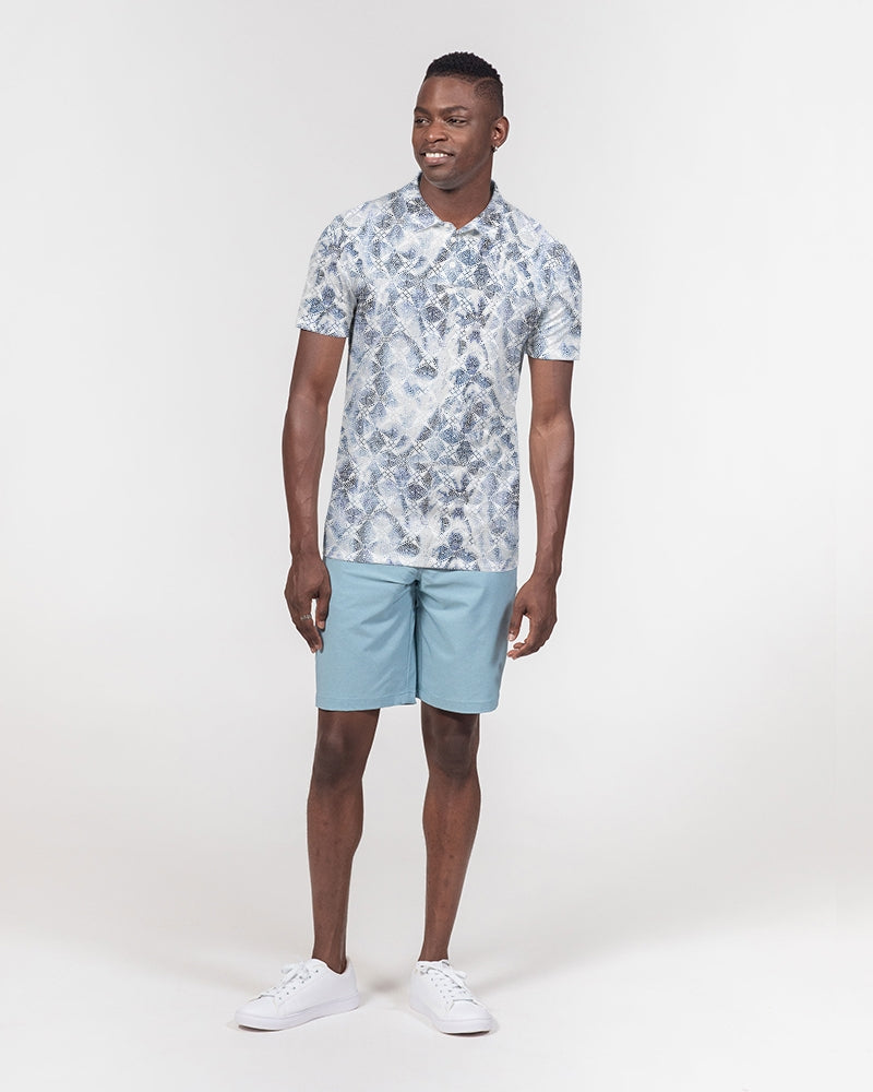 Pacific Dreams Men's Slim Fit Short Sleeve Polo
