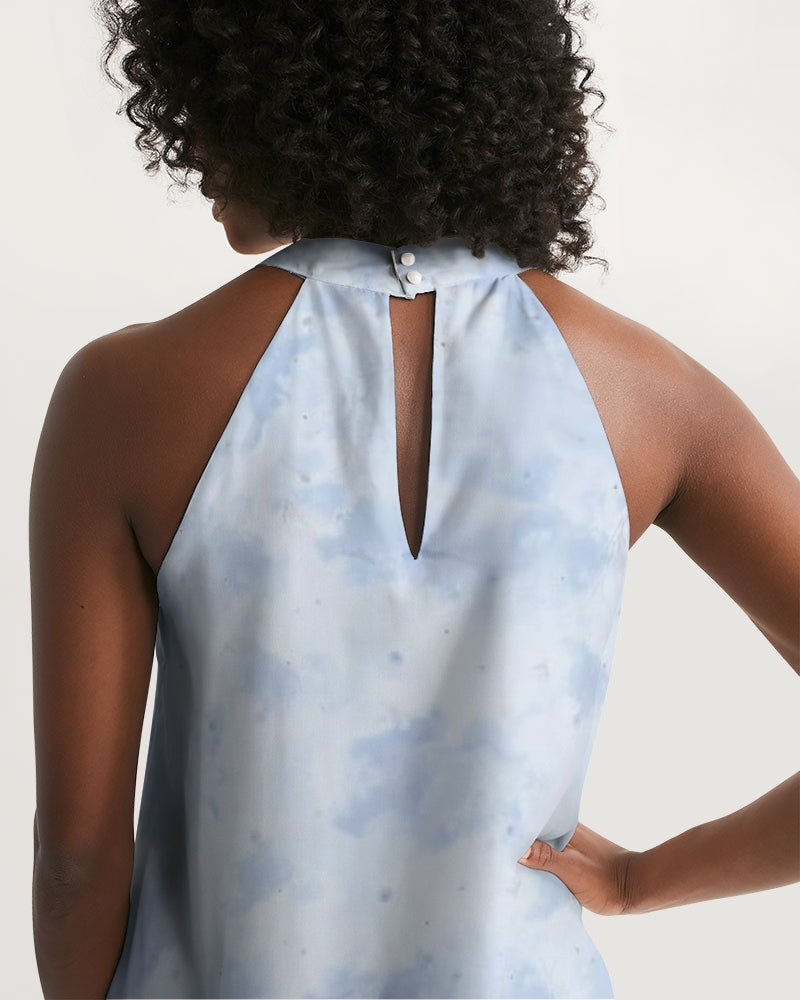 Floral Heavens Women's Halter Dress | Always Get Lucky