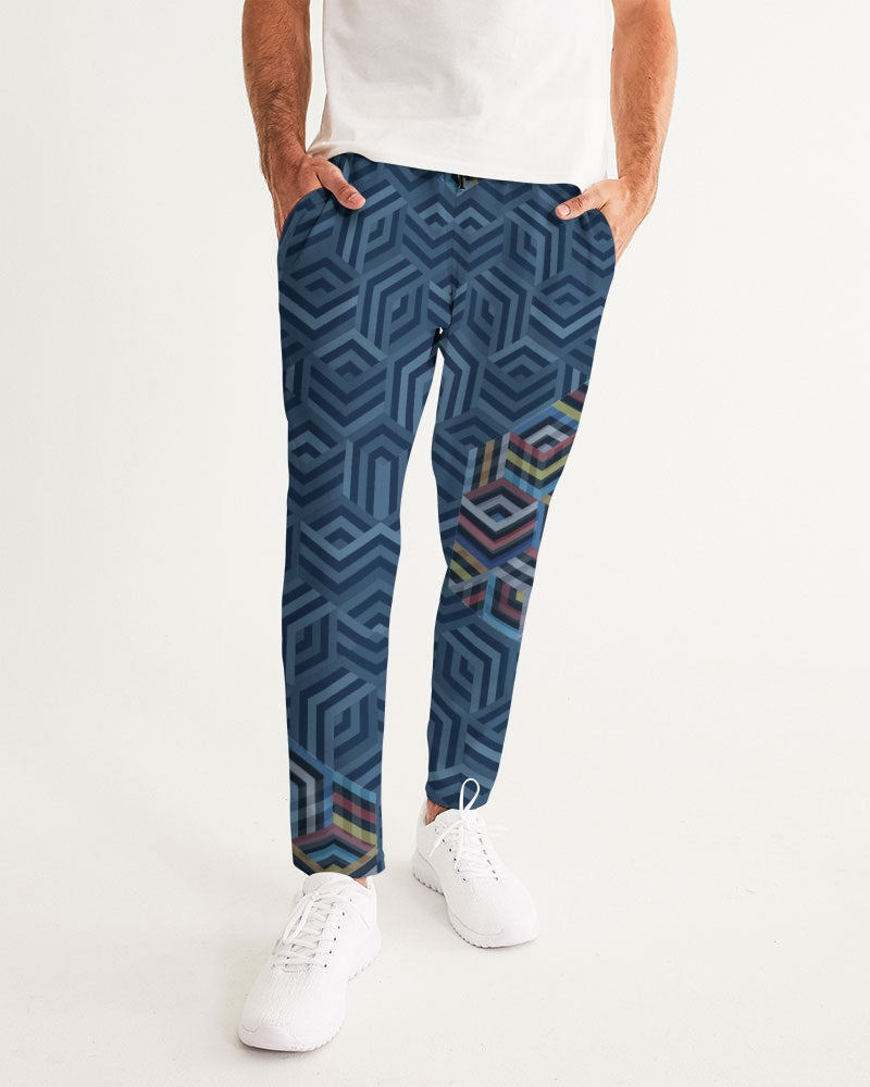 Hexagonic Men's Joggers | Always get Lucky