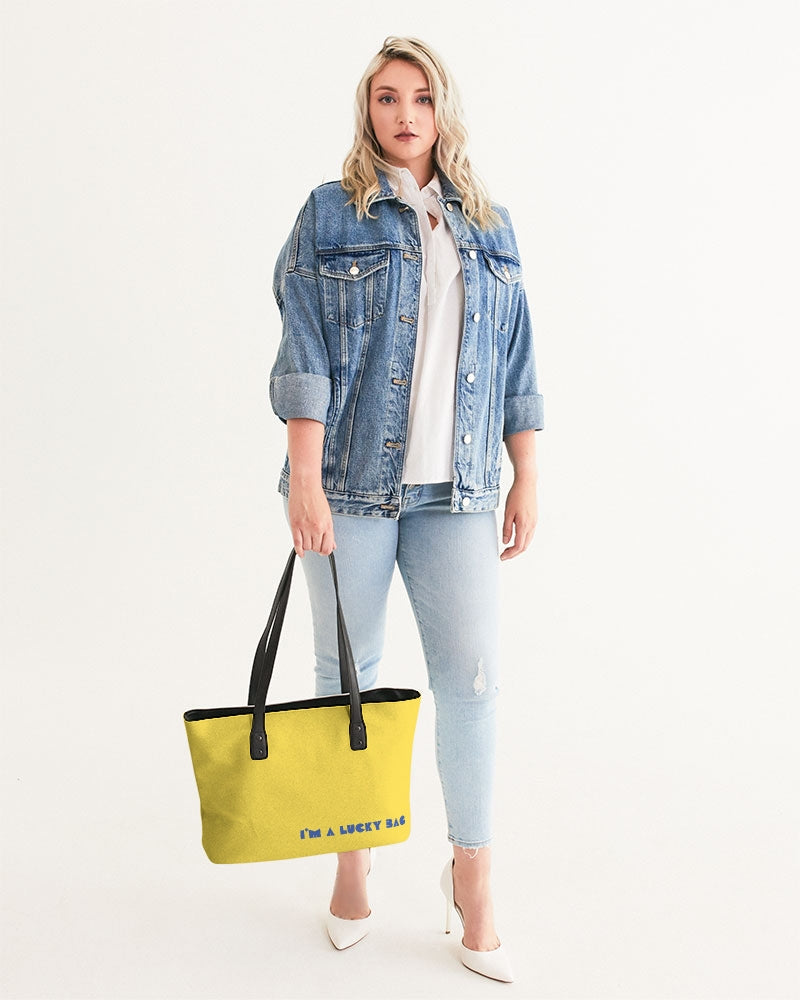 I'm A Lucky Bag Yellow Stylish Tote