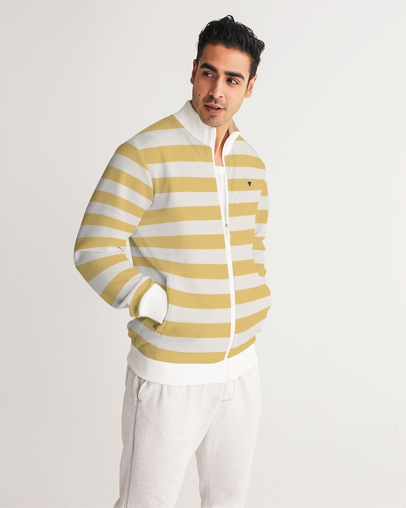 Classic Vluxe Yellow Stripe Men's Track Jacket