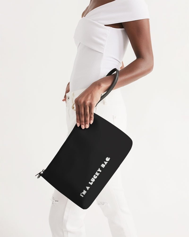 I'm A Lucky Bag Black Daily Zip Pouch