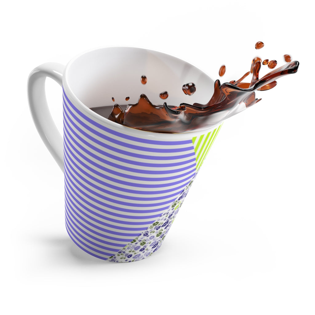 Athens Multi Lavander Latte Mug