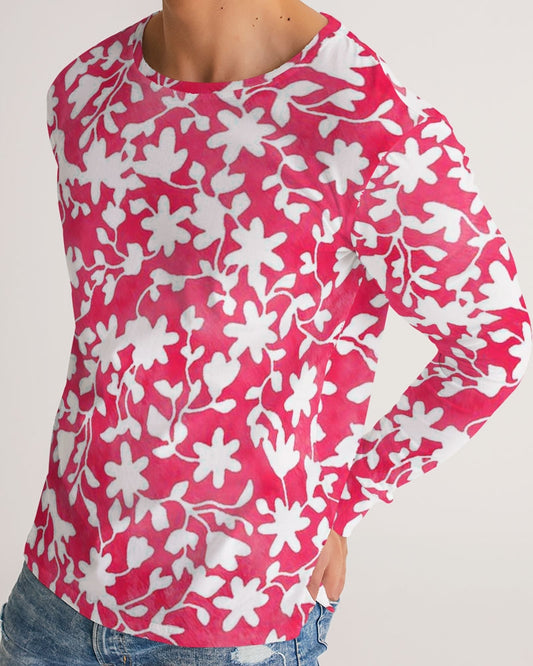 Camo Flower Flame Men's Long Sleeve Tee