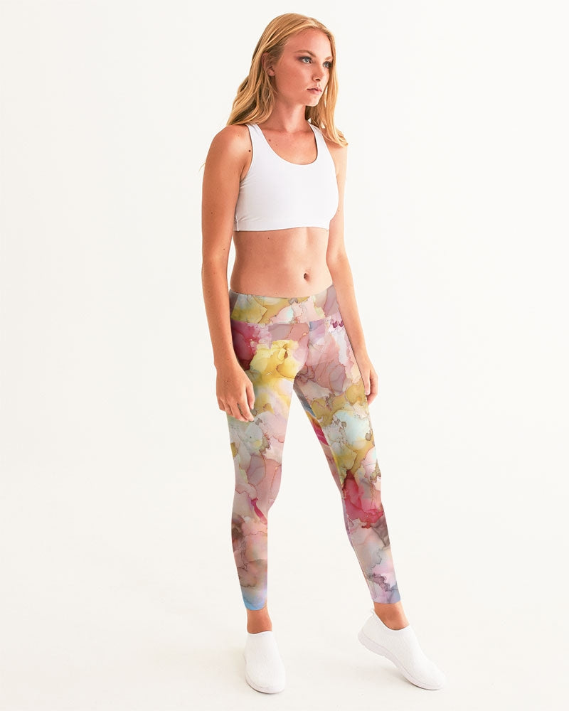 Smoke Gets in Your Eyes Women's Yoga Pants