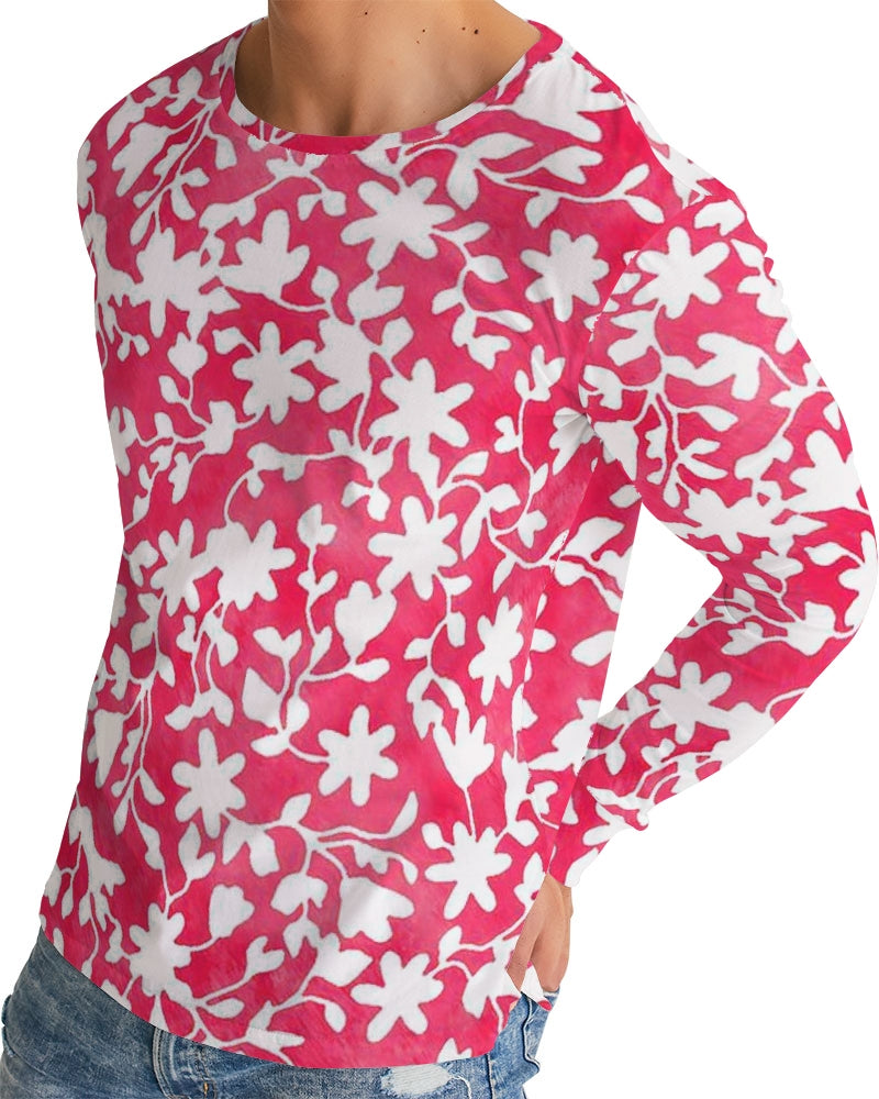 Camo Flower Flame Men's Long Sleeve Tee