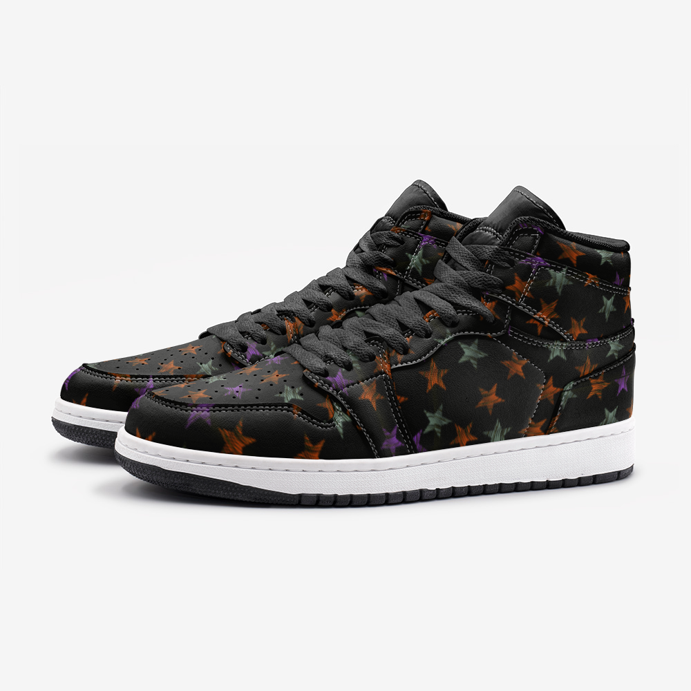 Dallas Black Unisex Hightop Sneaker from Vluxe by Lucky Nahum