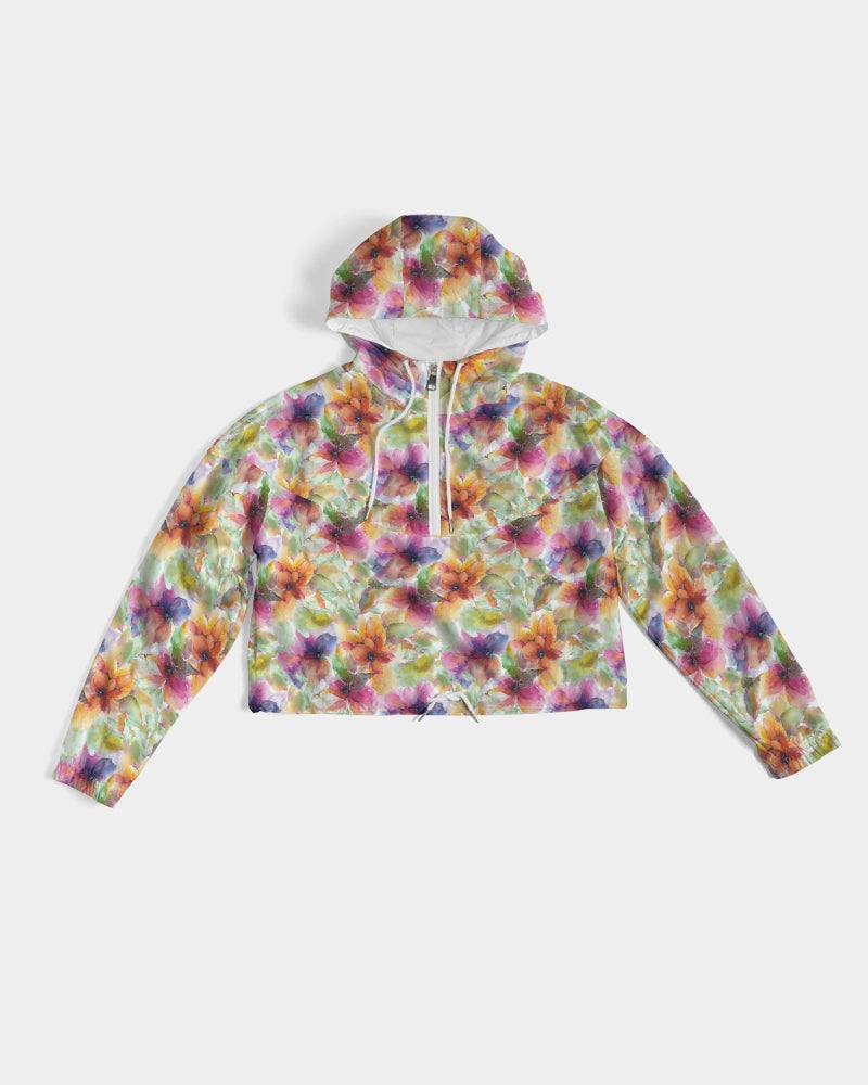Fleur De Jardin Women's Cropped Windbreaker