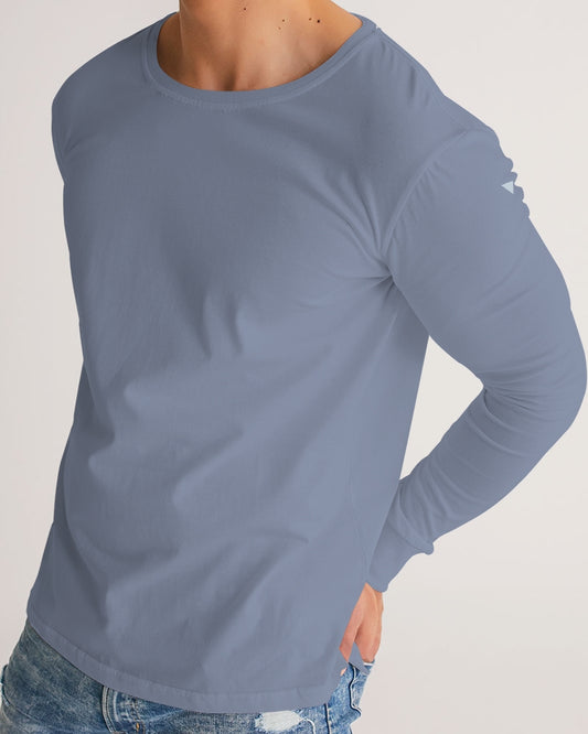 Solid State Of Mind Slate Men's Long Sleeve Tee