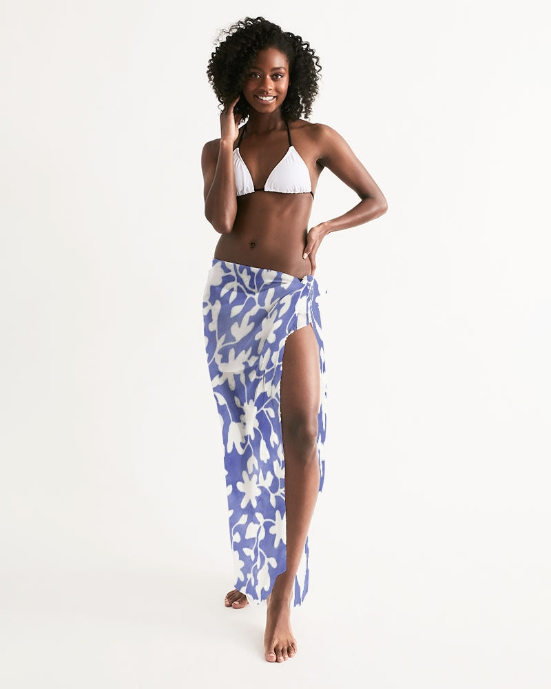 Camo Flower Sky Swim Cover Up